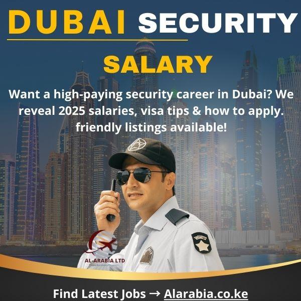 Unique Dubai Security Salary for Foreigners: The Truth About Money